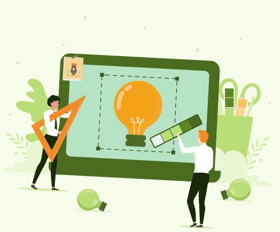 A designer mapping out a custom tool's plan